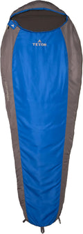Teton 20F and 5F Degree Sleeping Bag; Lightweight, Warm Weather Mummy Sleeping Bags for Adults and Kids, Camping, Backpacking, Hiking