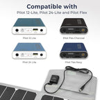50W Foldable Solar Panel for Medistrom Pilot Flex and Pilot Lite CPAP Battery – Solar Charger, Compact Travel Solar Panel for Camping and Backup Power
