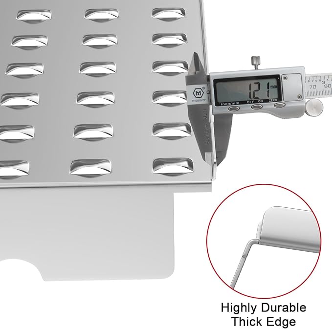 Drip Tray Heat Baffle Replacement for Camp Chef 36 Series Pellet Grills, SmokePro LUX 36, SGX 36, PG36SGX-1, Woodwind WiFi 36, BAC-006 Drip Pan Heat Baffle for Traeger 34 Series Grills