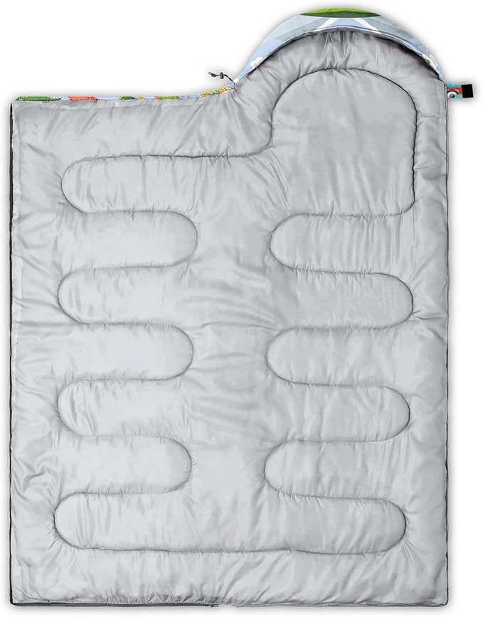 QOOMO Camping Sleeping Bags,3 Season Warm & Cool Weather,Lightweight,Waterproof Sleeping Bags for Adults & Kids Traveling,and Outdoors