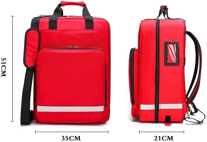 Waterproof First Aid Kit Backpack - Large Capacity Lightweight Emergency Medical Bag with Multiple Compartments for Home, Car, Camping, Hiking