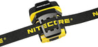 Nitecore NU11 Clip-On Cap Light and Headlamp, 150 Lumen Bright, USB-C Rechargeable, 90 Degree Adjustable for Fishing Camping and Work with Hands-Free Motion Sensor, White and Red LEDs and Sticker