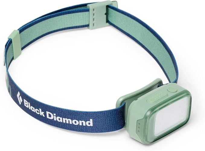 BLACK DIAMOND Wiz Kid Headlamp | 40 Lumens | Child-Safe Design | Adjustable, Rechargeable Battery-Powered Light for Kids Camping & Outdoor | Desert Sage