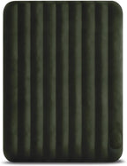 Intex 64763E Dura-Beam Standard Downy Air Mattress: Fiber-Tech Queen Size Built-in Foot Pump 10in Bed Height 600lb Weight Capacity (Pack of 3)