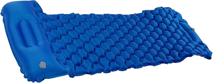 EVTSCAN Camping Sleeping Pad Mat Foot Press Inflatable Cushion Mattress for Tent Hiking Travel