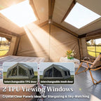 MC TOMOUNT Inflatable Tents for Camping, 6/8/10 Person Large Family Blow Up Camping Tent with Hand Pump, Easy Setup Air Glamping Tent for Outdoor Picnic Party