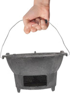 Cast Iron Charcoal Grill Japanese Tabletop BBQ Grill Mini Portable Hibachi Indoor Stove Camping Barbecue Tool BBQ Charcoal Stove 20cm