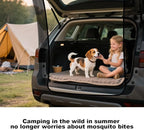 Car Camping Tailgate Mesh Screen, Breathable Vehicle Net Tent for Tailgates with U-Shaped Zipper, Auto Rear Shades Protection Accessories, Universal for SUV, Mini Van, MVP