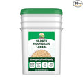 Valley Food Storage Multigrain Dried Cereal | 10-Bag Bucket, 100 Servings | Premium Emergency Food Supply, 25 Year Shelf Life | Survival Breakfast Food for Camping, Prepper Storage & Off-Grid Living