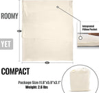Sleeping Bag Liner,Long Staple Cotton, Adult Sleep Sack & Travel Sheets,Travel Sleep Sack for Backpacking, Hotels & Hostels Lightweight Travel Sheet Camping Sheets,Has Full Length Zipper