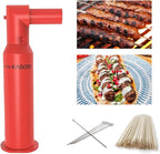 Easy Kabob Maker for Skewers, BBQ, Grilling, Camping, Outdoors, Tailgating and Kitchen Patio Barbecue