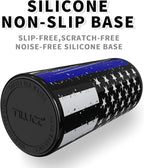 TILUCK Skinny Can Cooler for Slim Beer & Hard Seltzer, Stainless Steel, Doucle-Walled Stainless Steel Insulated Slim Cans, Standard 12 oz (Black U.S. Flag)