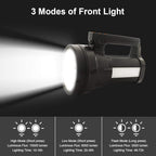 ERAY Ultra Powerful LED Torch, 10800mAH/15000 Lumens Rechargeable Flashlight, IPX4 Waterproof, 6 Modes USB Torch for Camping/Hiking/Emergency/Power Outage