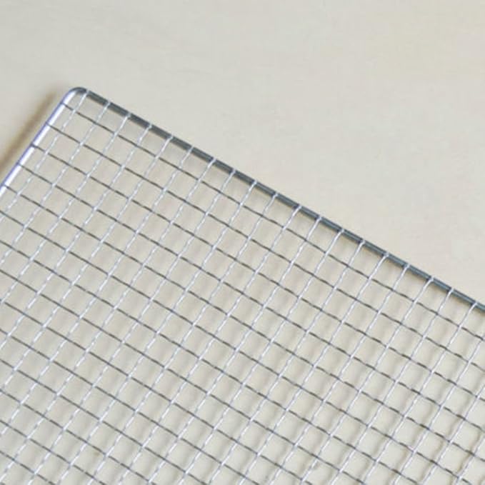 Stainless Steel BBQ Grill Grates Replacement - Mesh Wire Net, 25x40cm/9.8x15.7in, for Outdoor Barbecue and Camping