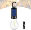Solar Camping Lights Outdoor Waterproof - 3 Mode Portable LED Lantern with Solar/USB Charging, Hanging Hook for Camping, Hiking, Emergency, Backpacking, Tents (Spherical)