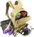 Lightning X Stocked Modular Trauma & Bleeding First Aid Responder Medical Backpack + Kit (Tan w/Hydration Bladder)
