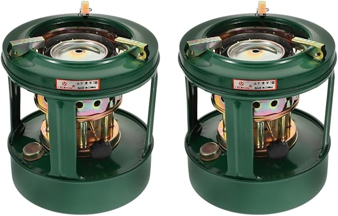 2Pcs Heater Portable Stove Portable Bbq Camping Stove Bbq Grill Mini Portable Heaters Kerosene Stove Kerosene Burning Stove Indoor Burner Stove