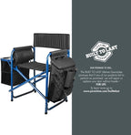 Picnic TIME NFL Unisex-Adult NFL Fusion Camping Chair with Side Table and Soft Cooler, Beach Chair for Adults, Lawn Chair