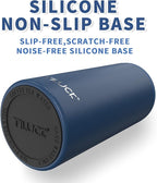 TILUCK Skinny Can Cooler for Slim Beer & Hard Seltzer, Stainless Steel, Doucle-Walled Stainless Steel Insulated Slim Cans, Standard 12 oz (Frosted Navy)