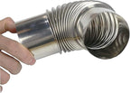 2.36" Elbow Stove Pipe Stainless Steel Chimney Flue for Outdoor Camping Wood Stove 90/45 Degree