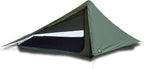 Six Moon Designs Skyscape Trekker Dark Green 1 Person 28 oz. Ultralight Backpacking Tent. Our Longest Shelter. Floor Stretches Over 8 ft Long. 100% Silicone Coated Polyester Construction.
