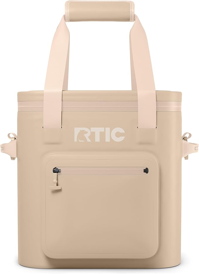 RTIC 20 Can Ultra-Tough Soft Cooler Pro, Insulated, Waterproof, Leak Proof, Portable Floating Bag for Beverage, Drink, Lunch, Outdoor, Beach, Car,Camping, Picnic, Fishing, Boat