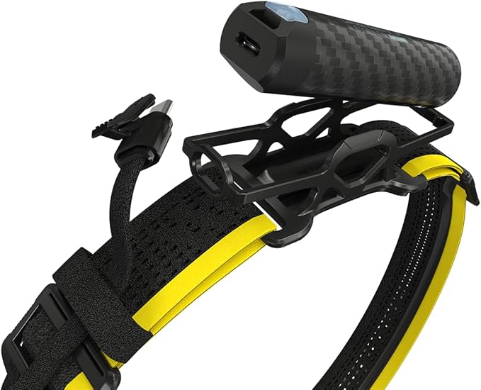 Nitecore Carbon Battery 6K Kit Headlamp Runtime Extender for NU40, NU43, NU45, NU50, and HC65 UHE Headlamps
