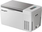 BougeRV 12 Volt Refrigerator With 23 Quart Cover, 12V Car Fridge 23 Quart Portable Freezer Compressor Cooler Compressor Freezer, 12/24V DC 110~240V AC, -8℉~50℉ for Truck RV SUV