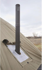 Guide Gear Base Camp Tent, Outdoor, Hiking, Hunting, Four Season Camping with Stove Jack