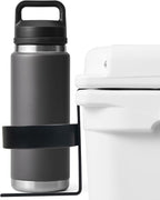 Cooler Beverage Holder, Cooler Cup Holder Compatible with YETI Tundra Coolers, Compatible with RTIC Coolers, Cooler Accessory, Medium, Black