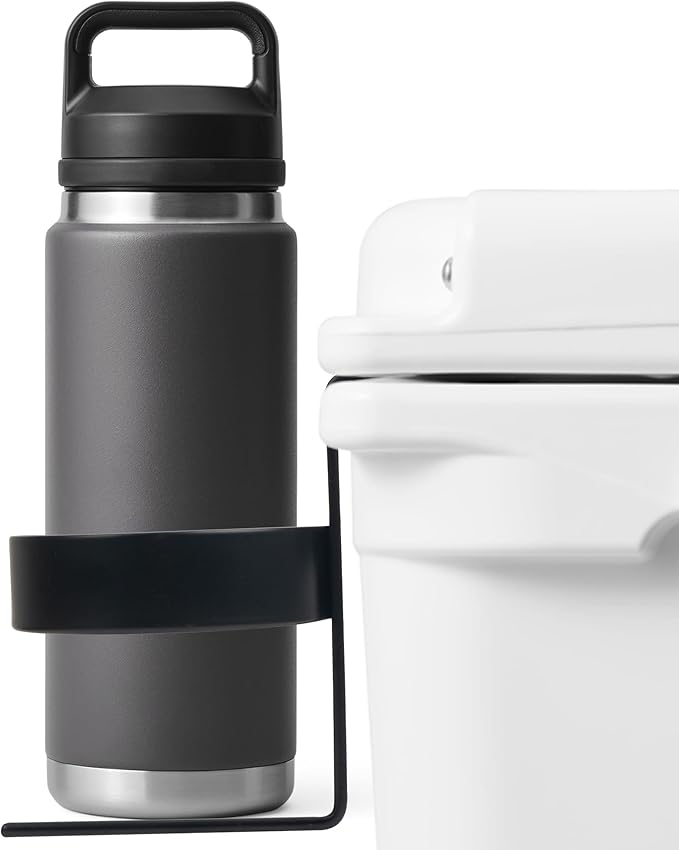 Cooler Beverage Holder, Cooler Cup Holder Compatible with YETI Tundra Coolers, Compatible with RTIC Coolers, Cooler Accessory, Medium, Black