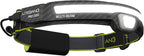 OPTIMAL VENTURES LITEBAND PRO Multi-Beam Rechargeable LED Headlamp, 1500 Lumens, 210° Wide Beam + Focused Spot, Hard Hat Compatible, Professional No-Bounce Fit, IPX5 Weather Resistant, Carbon