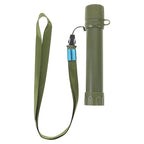 Camping Filter Straw:Reusable Purifier with Lanyard - Personal Outdoor Straw for Stream River Lake Fresh Sources