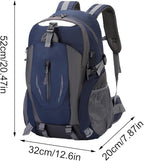 Day Hiking Backpack - 40L Hiking Backpack Lightweight Outdoor Bag,Rucksack Waterproof Bag Storage Organizer for Cycling Camping Sports Fishing Climbing Travel Backpacking