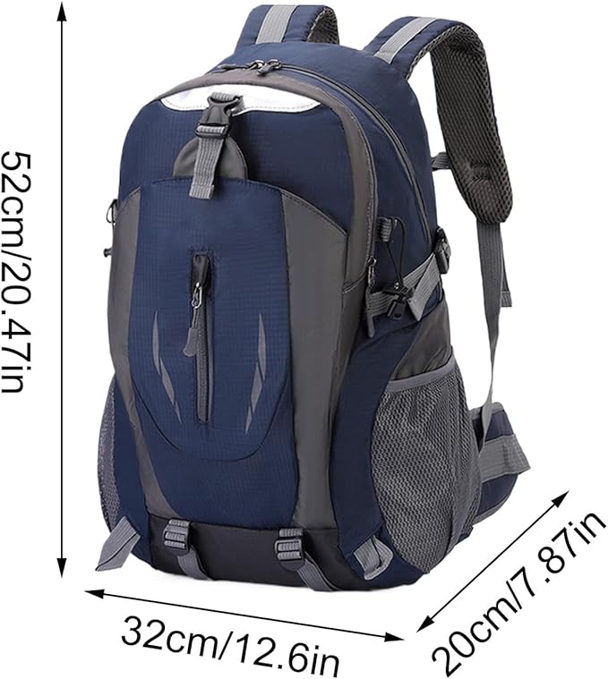 Day Hiking Backpack - 40L Hiking Backpack Lightweight Outdoor Bag,Rucksack Waterproof Bag Storage Organizer for Cycling Camping Sports Fishing Climbing Travel Backpacking