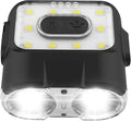 Claymore Capon 120H (Black) - LED Rechargeable Clip-On Cap Headlamp, Lightweight Hat Light for Camping, Running, Hiking, Emergency & Industrial Use, Waterproof, USB-C, Up to 45 Hours of Battery Life.
