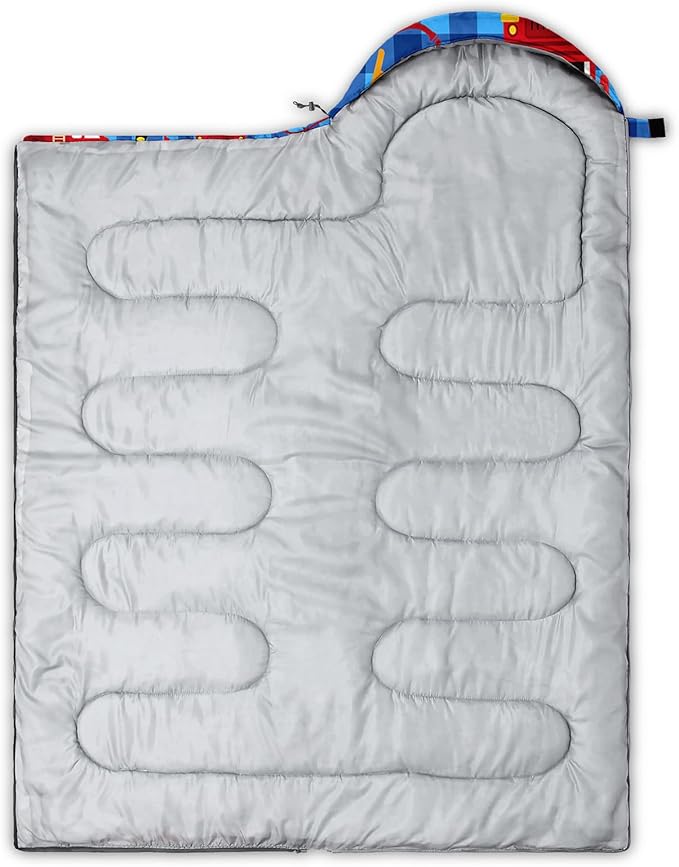 QOOMO Camping Sleeping Bags,3 Season Warm & Cool Weather,Lightweight,Waterproof Sleeping Bags for Adults & Kids Traveling,and Outdoors