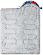 QOOMO Camping Sleeping Bags,3 Season Warm & Cool Weather,Lightweight,Waterproof Sleeping Bags for Adults & Kids Traveling,and Outdoors