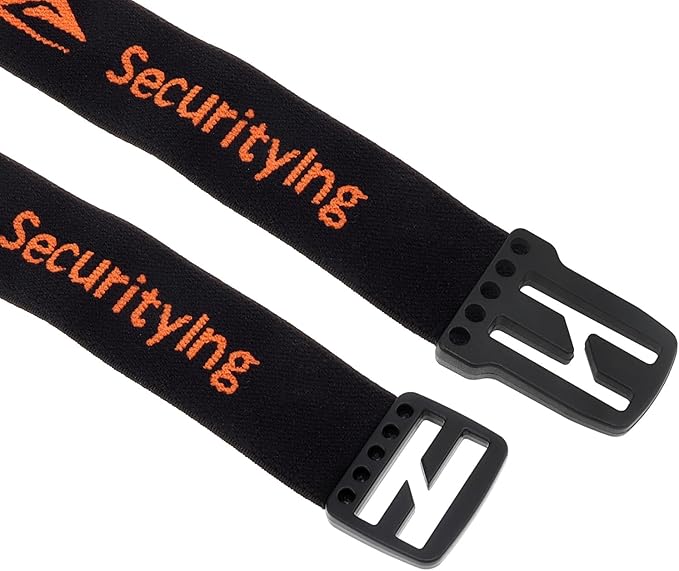 SecurityIng Nylon 15.7"/400mm Head Fastening Strap, Elastic Headlight Strap for 22mm - 26mm Torch Headlight Holder (4)