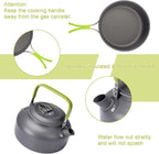 Outdoor Kitchen Utensils Set 9 Pcs Camping Hiking Cookware Portable Picnic Tableware Tourism Supplies Kit with Accessories Combination