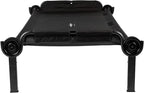 Disc-O-Bed Trundle Cot for XL or 2XL Bunk System with Zippered Carry Bag for Easy Portability, 300 Lbs. Weight Capacity, Black
