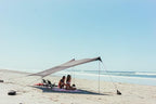 Neso Grande Portable Beach Tent Sun Shelter - Lightweight Beach Shade Canopy - Easy Setup for Family Outings - Patented Reinforced Corners - UPF 50+ Sun Protection - 7ft Tall, 9 x 9ft