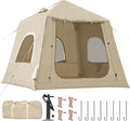 Inflatable Tents for Camping,Easy Blow Up Tent with Hand Pump,4 Seasons Waterproof Air Inflatable Camping Tent House for Family Weekend Camping