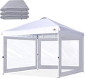 SCOCANOPY Clear Window Sidewall for 12x12 Canopy Frame, 3 Pack Sunwalls Only,(Light Grey)