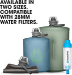 HydraPak Stow Collapsible Water Bottle – 350ml, 500ml, 1L – Ultralight, Leak-Proof, BPA-Free, Filter Compatible Travel & Hiking Flask