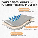 Camping Sleep Pad, 59.1x78.7 Waterproof Thicken Camping Sleeping Mat, Portable Aluminum Foil Insulating Pad for Outdoor, Sleeping Mat