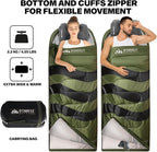 IFORREST Sleeping Bag - Single-Person Cold Weather Camping Sleep Bag for Adults and Teens - XXL 33in/ 40" - Extra-Wide & Warm for Big & Tall - All-Season Comfort