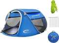 Easy Pop Up Tent 2-4 Person Waterproof - Pop-Up Camping Tents Automatic Tent Throw Pop Up Instant Flip Pop Tent for Camping,by ZOAMKE