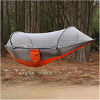 Camping Hammock With Mosquito Net Sleeping Tent Hammock Suitable Camping Hammock Outdoor Furniture，Compatible For Garden(Green)