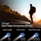 RAHAN Shoe Lights for Shoes,2 PCS Shoe Headlights,Light Up Charm Accessories for Kids Adults Shoe, Hands-Free Night Light, Camping Lights，IP65 Waterproof Light, Blue